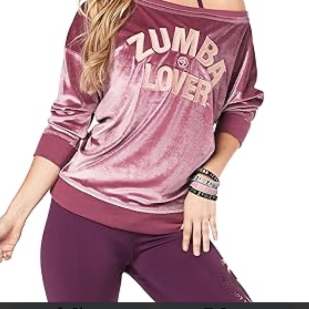 Zumba Lover Off-Shoulder Sweatshirt!